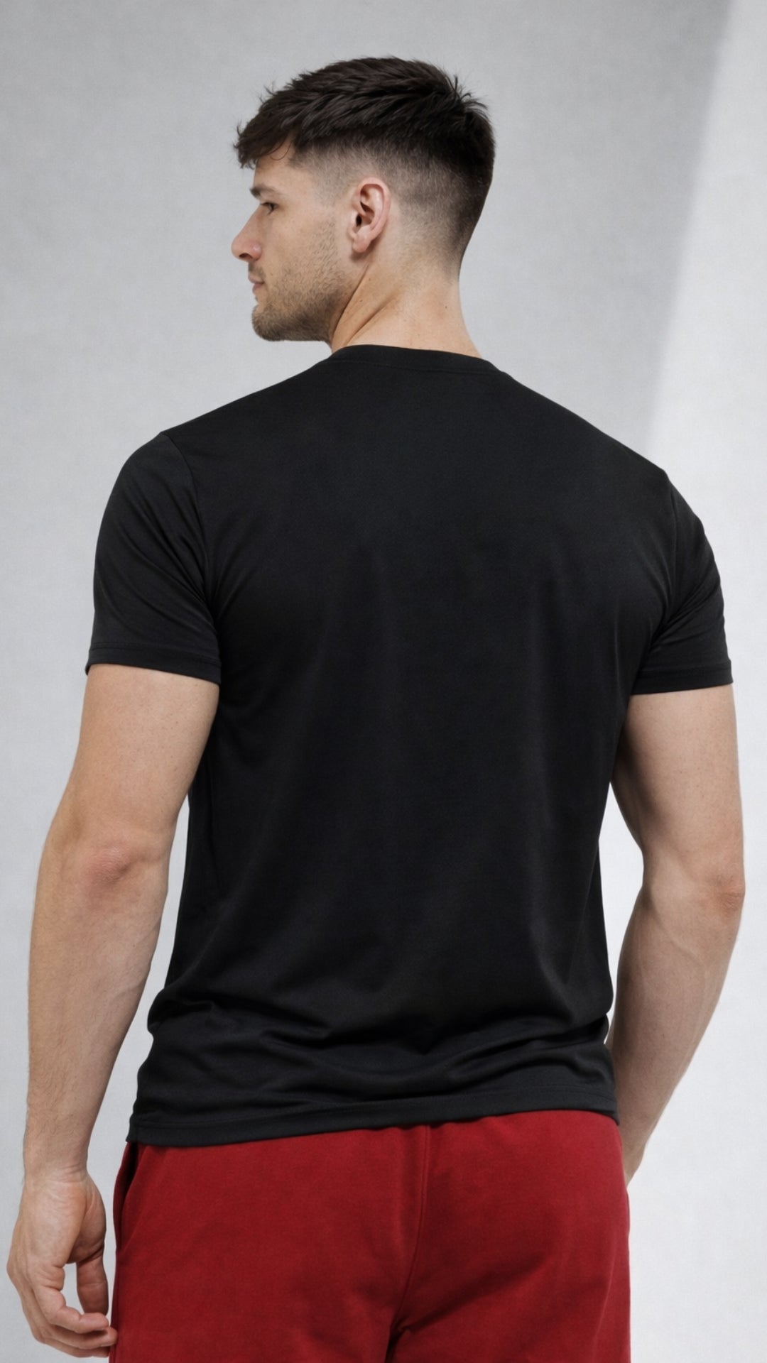 CAMISETA UNICOLOR NEGRO