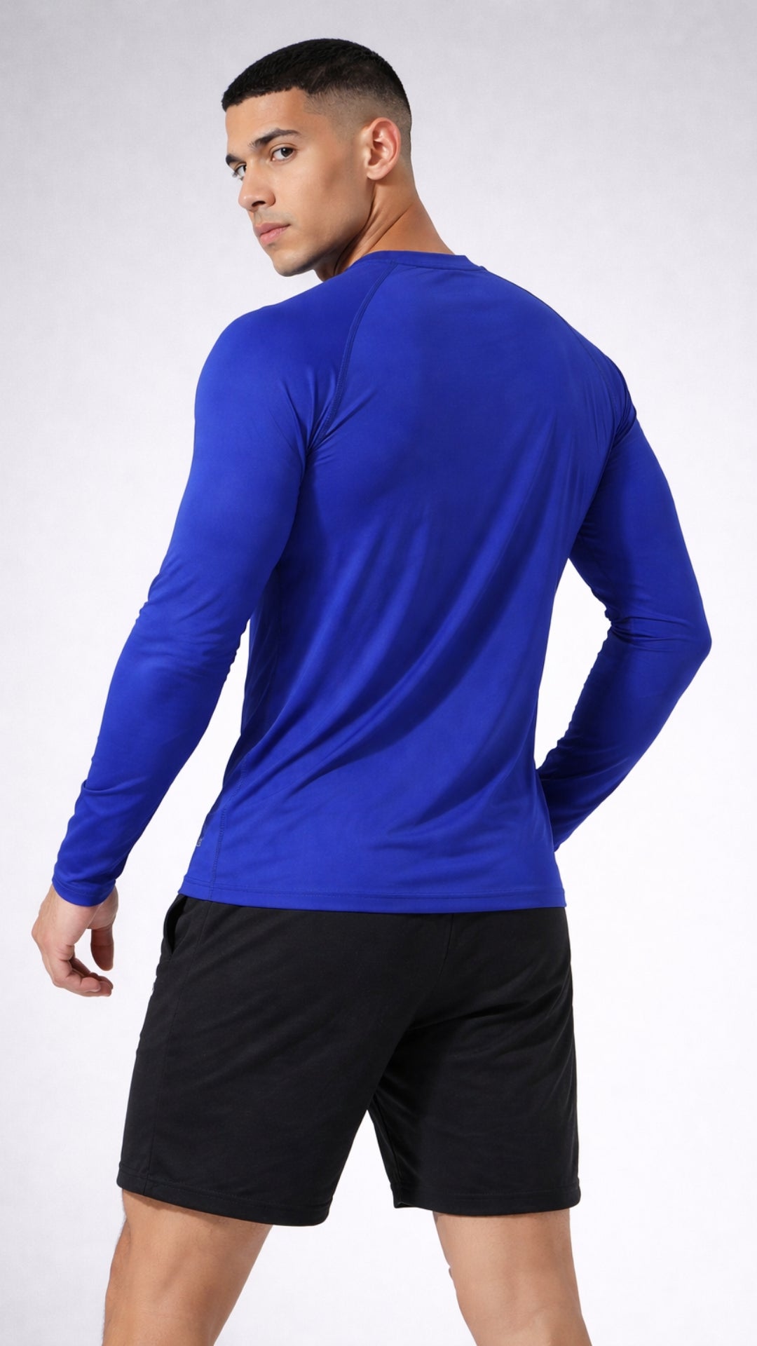 BUZO MANGA LARGA AZUL REY