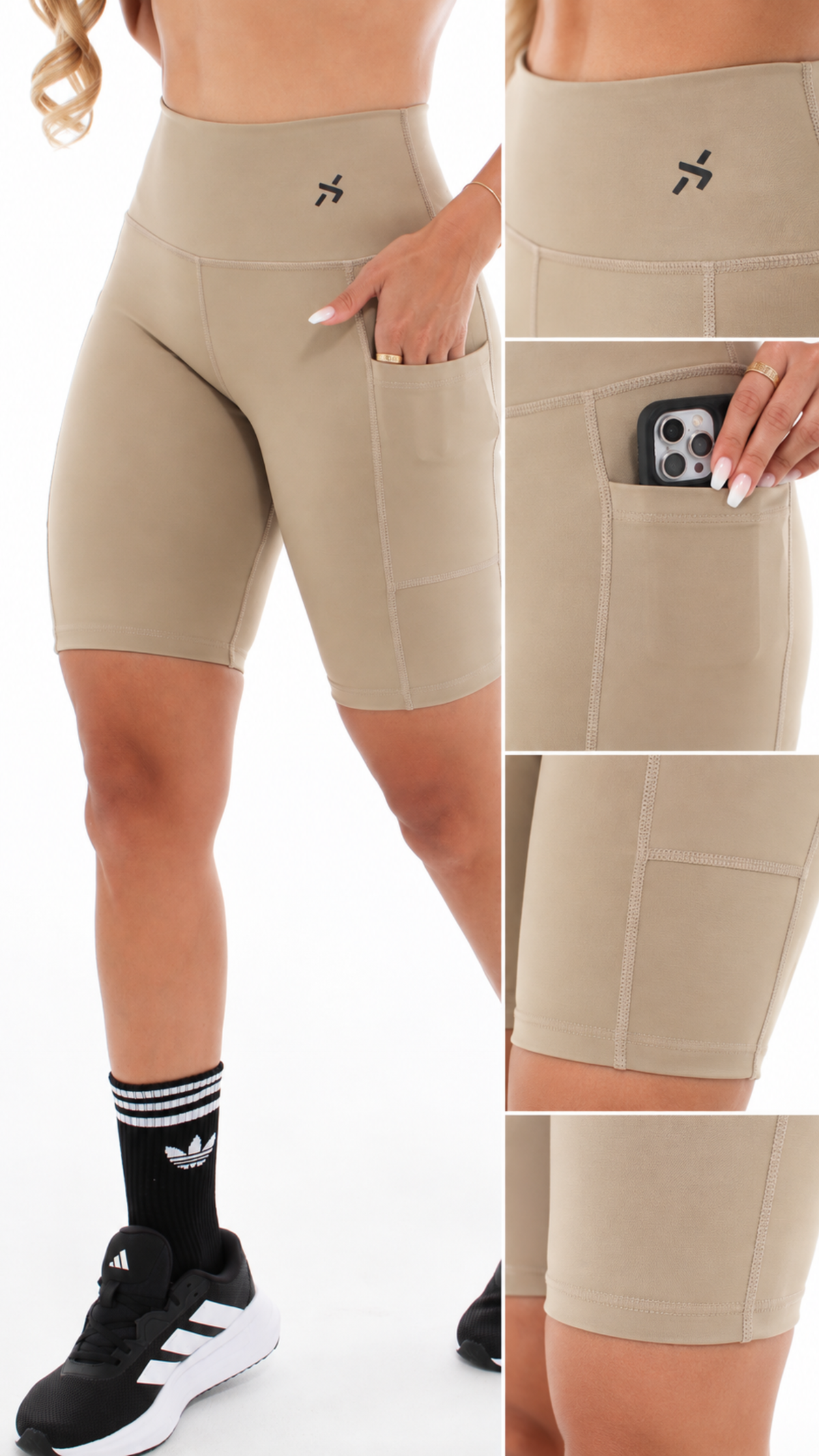 BIKER CON BOLSILLO BEIGE URBAN X