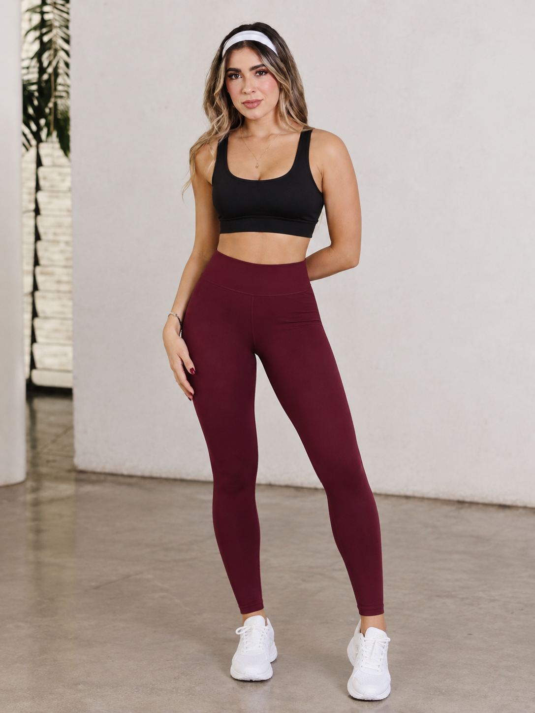 LEGGINS BASICO VINOTINTO