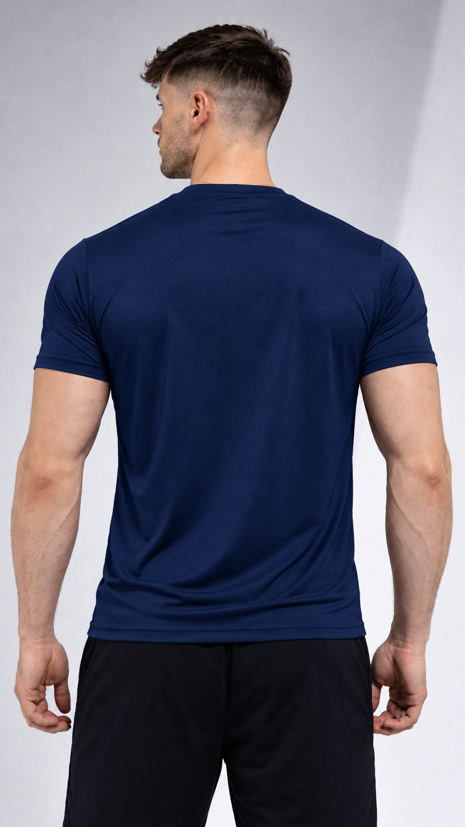CAMISETA UNICOLOR AZUL MARINO