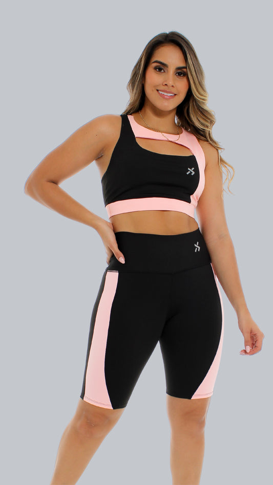 BIKER COMBINADO ROSA 1032