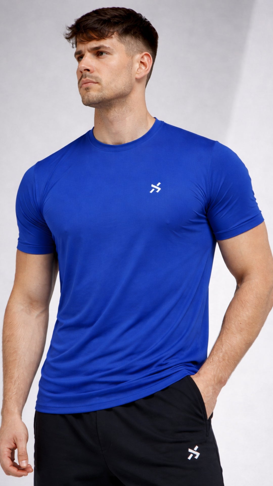 CAMISETA UNICOLOR AZUL REY