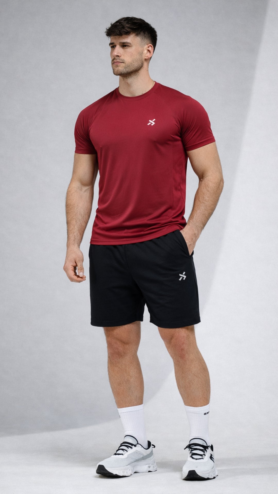 CAMISETA UNICOLOR VINOTINTO