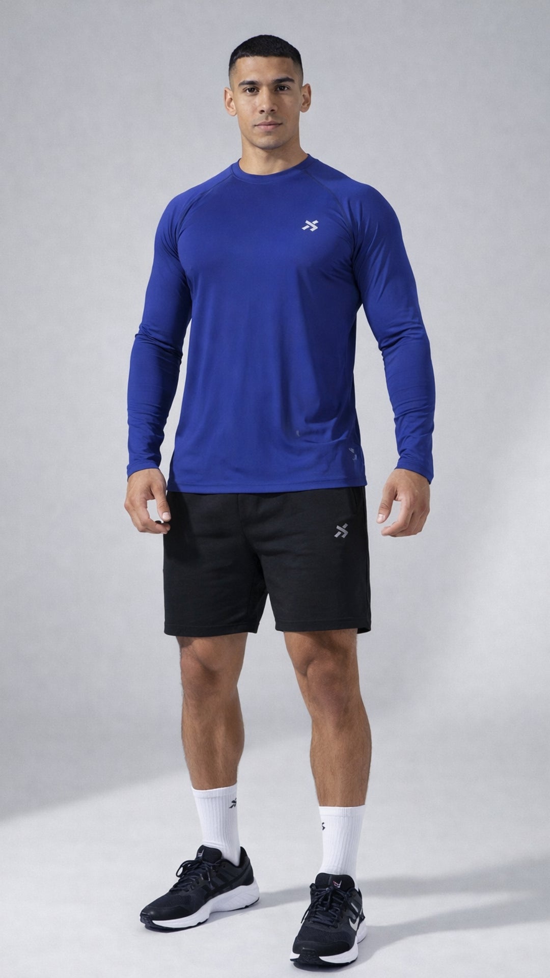 BUZO MANGA LARGA AZUL REY