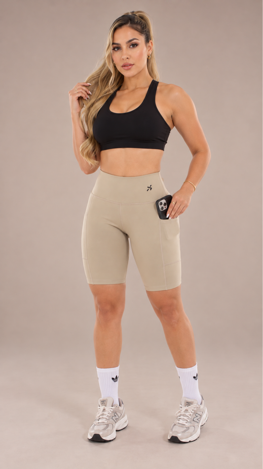 BIKER CON BOLSILLO BEIGE URBAN X