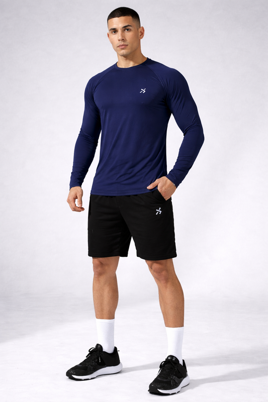 BUZO MANGA LARGA AZUL MARINO