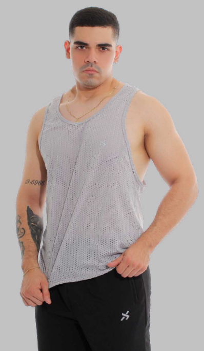 ESQUELETO DE MALLA GRIS