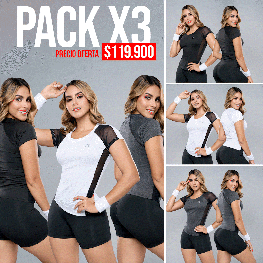 PACK CAMISETAS PREMIUM 3 UNIDADES
